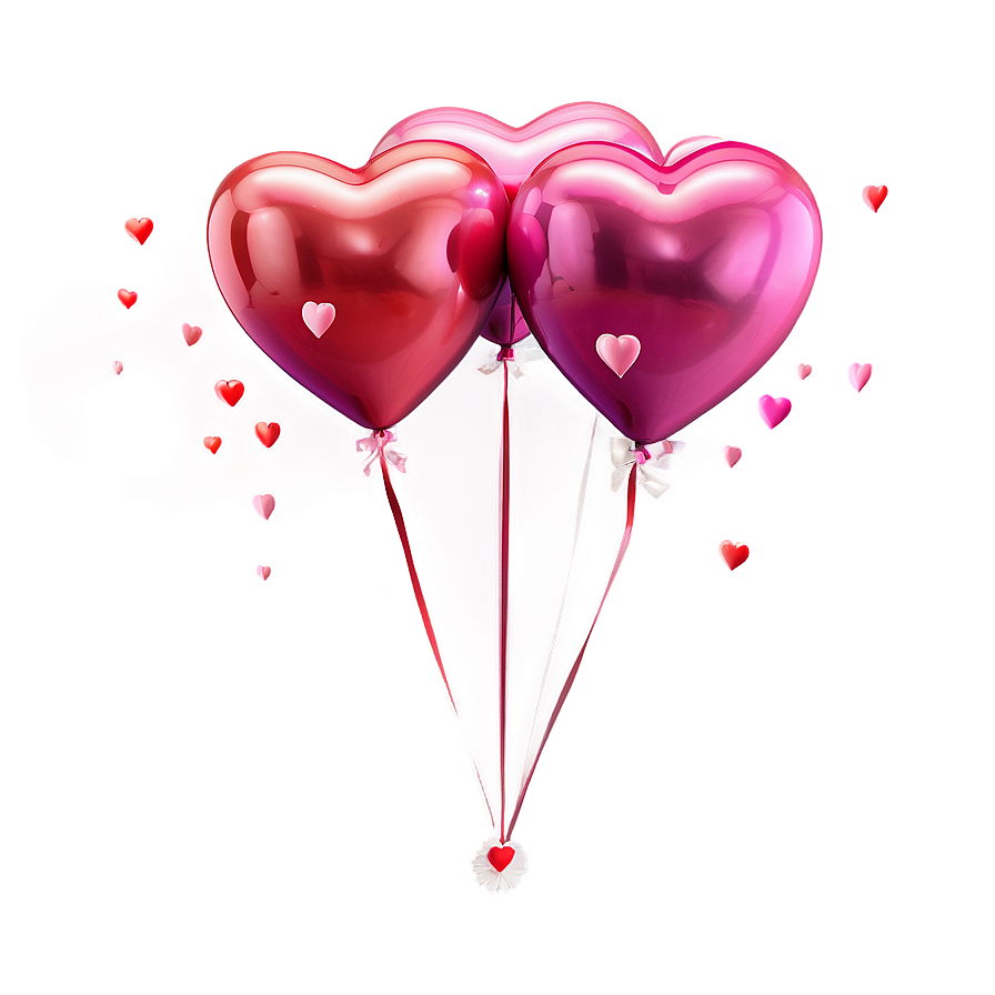 3d Heart Balloon Png Kyi56