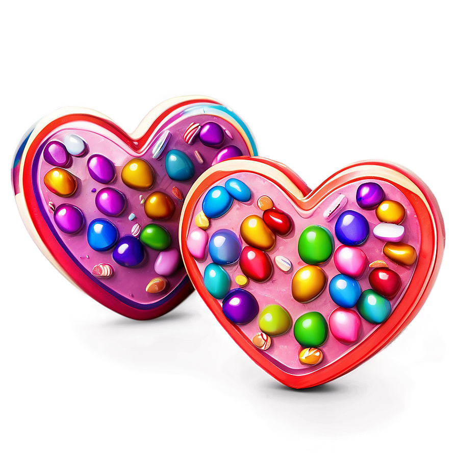 3d Heart Candy Png 53