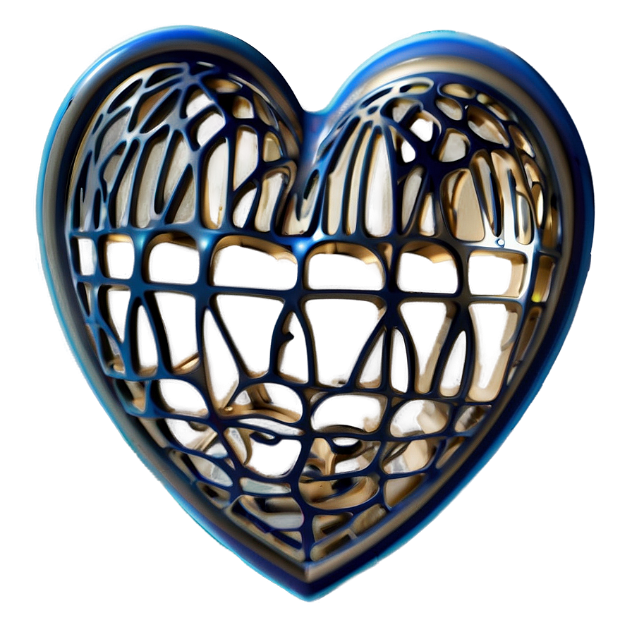 3d Heart Outline Png 05252024