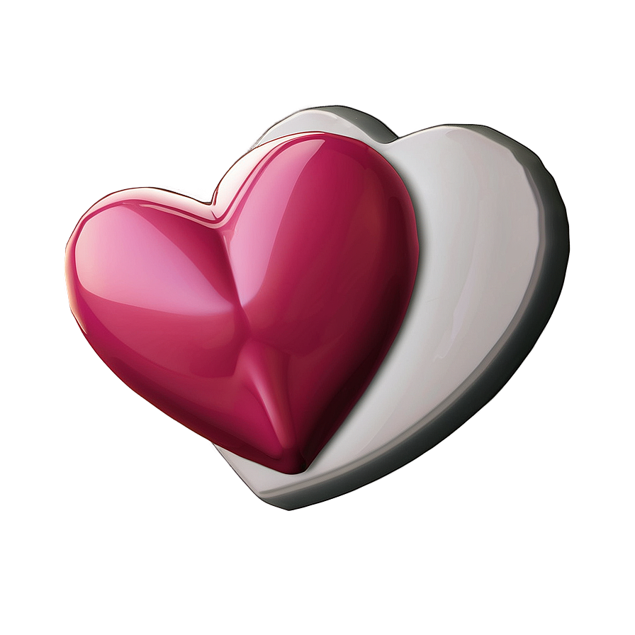 3d Heart Shape Png Oxe