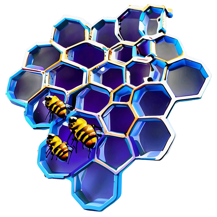 3d Honeycomb Model Png 15