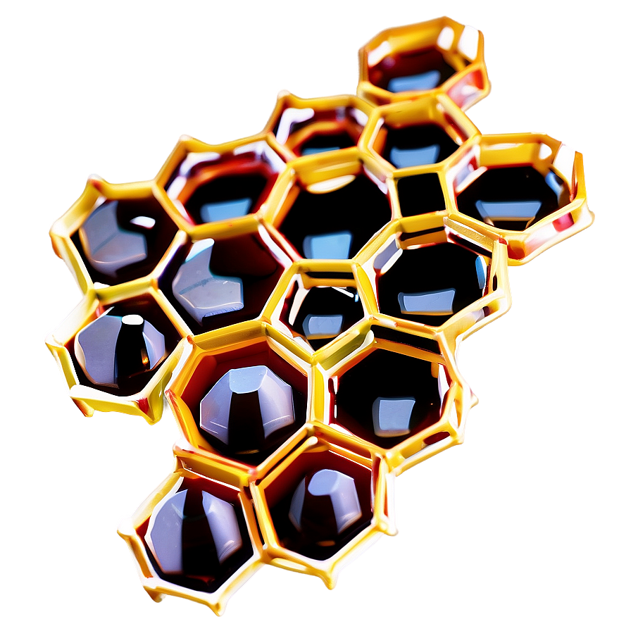 3d Honeycomb Model Png Ghg