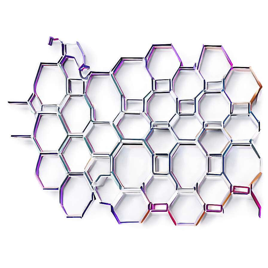 3d Honeycomb Pattern Png Ggv