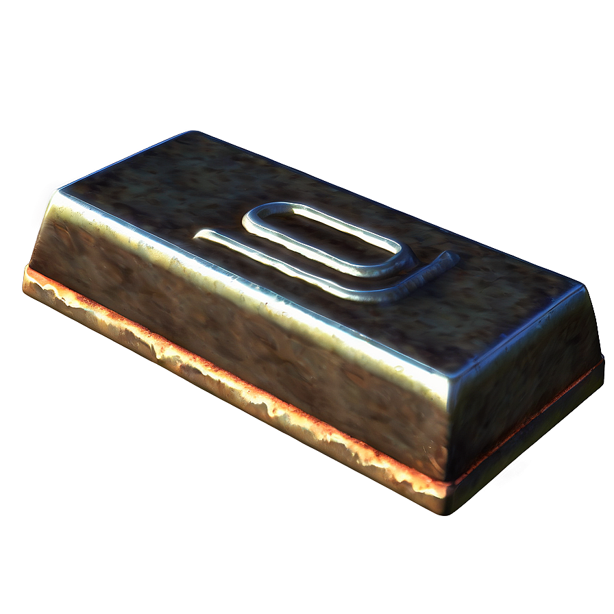 3d Iron Ingot Model Png Asb