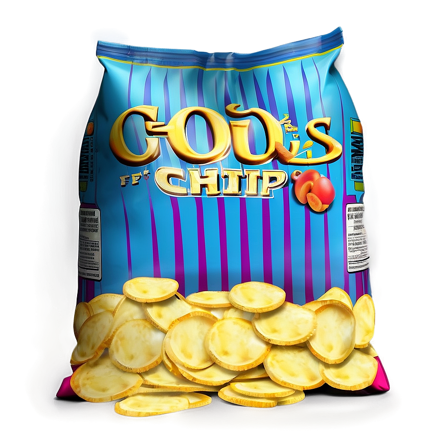 3d Model Bag Of Chips Png 06132024