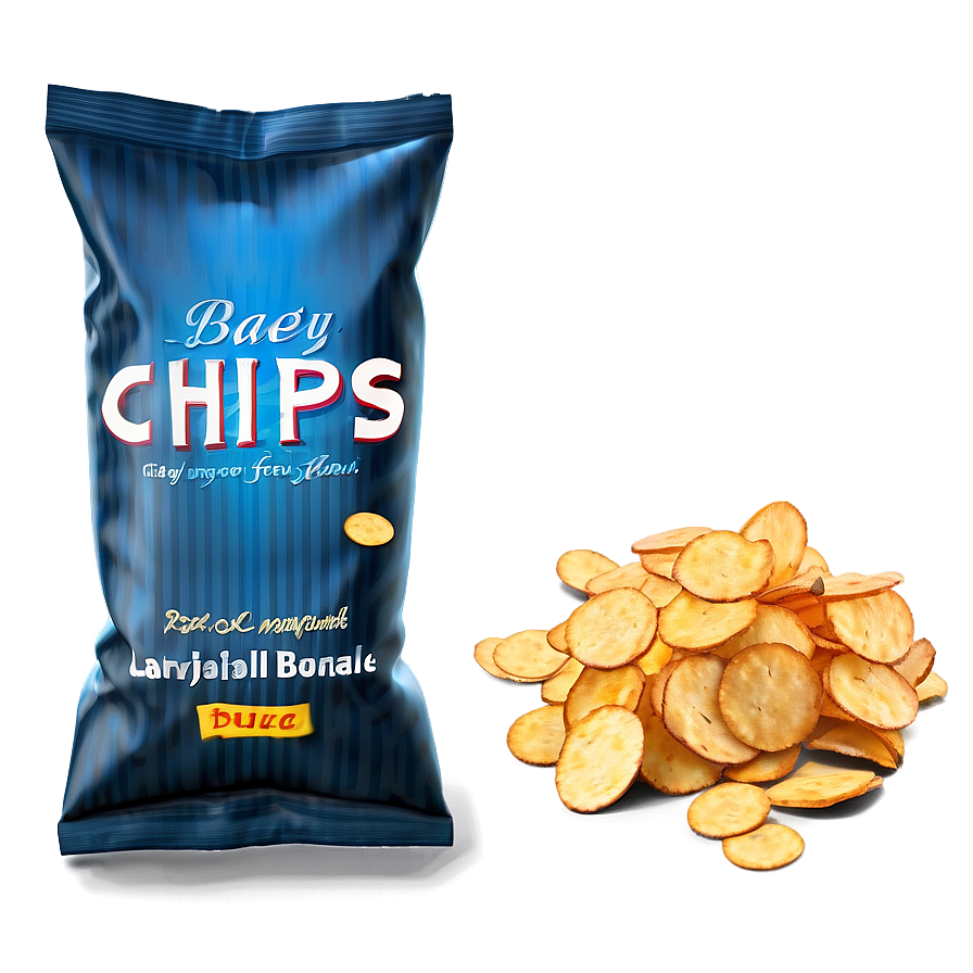 3d Model Bag Of Chips Png 25