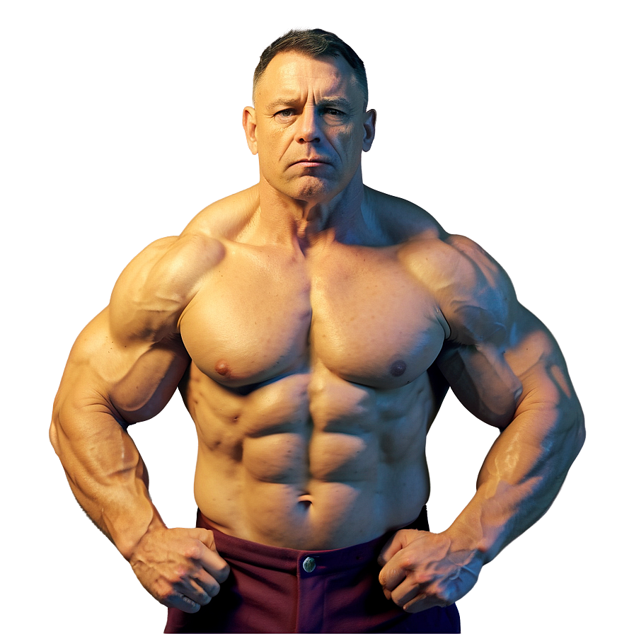 3d Muscle Man Png Wxa