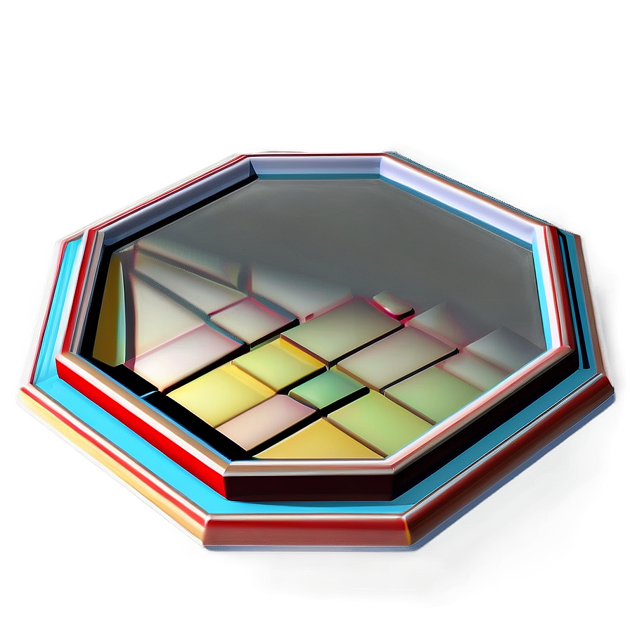 3d Octagon Graphic Png 21