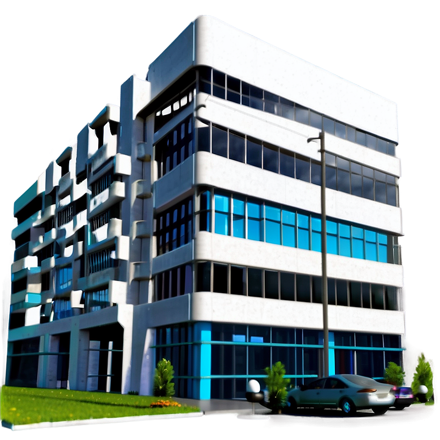 3d Office Building Png Lsl45