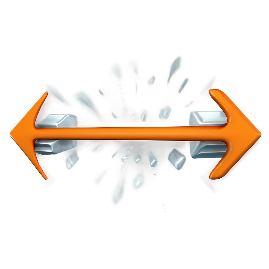 3d Orange Arrow Png 06262024