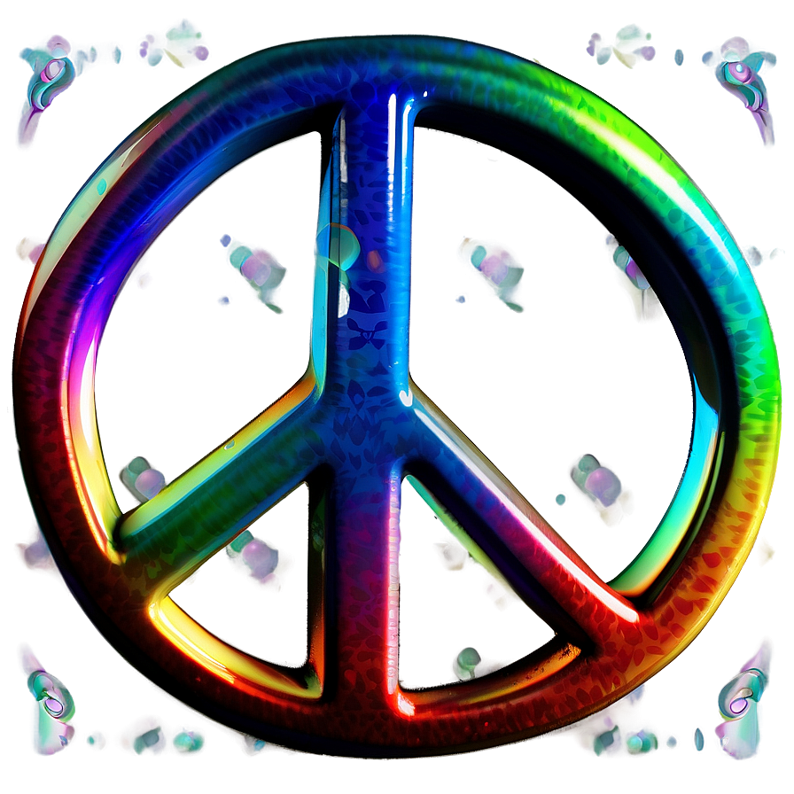 3d Peace Sign Png 05252024