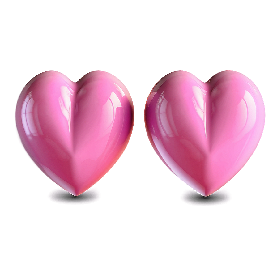 3d Pink Heart Emoji Png Xtr56