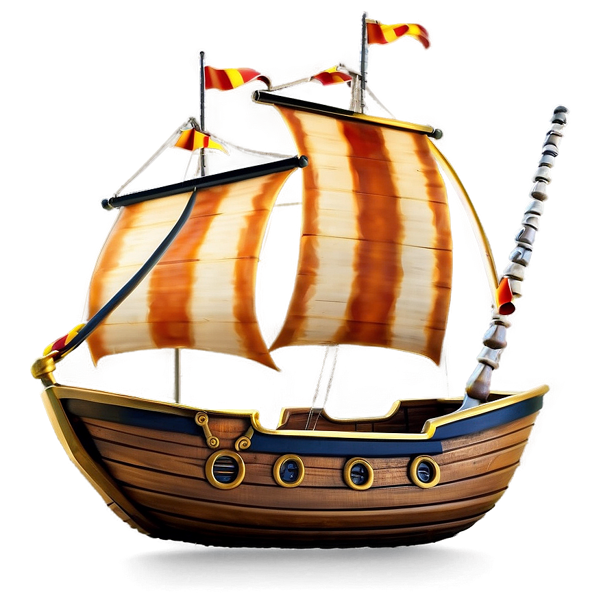 3d Pirate Ship Png Pki