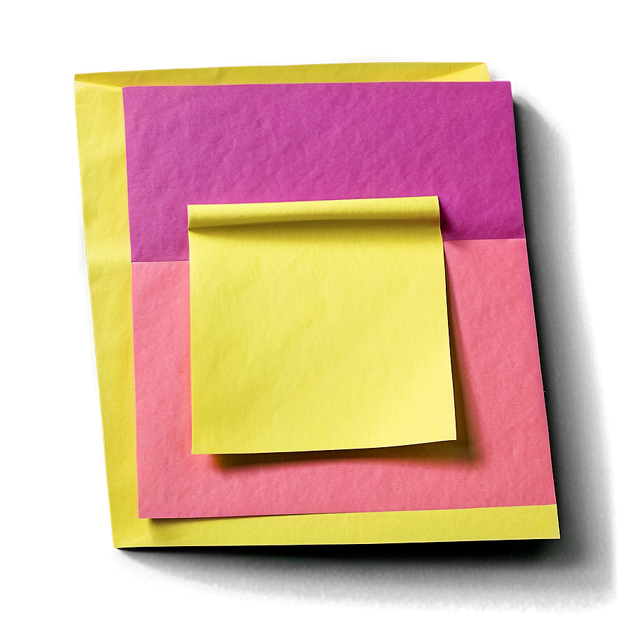 3d Post It Note Png 38