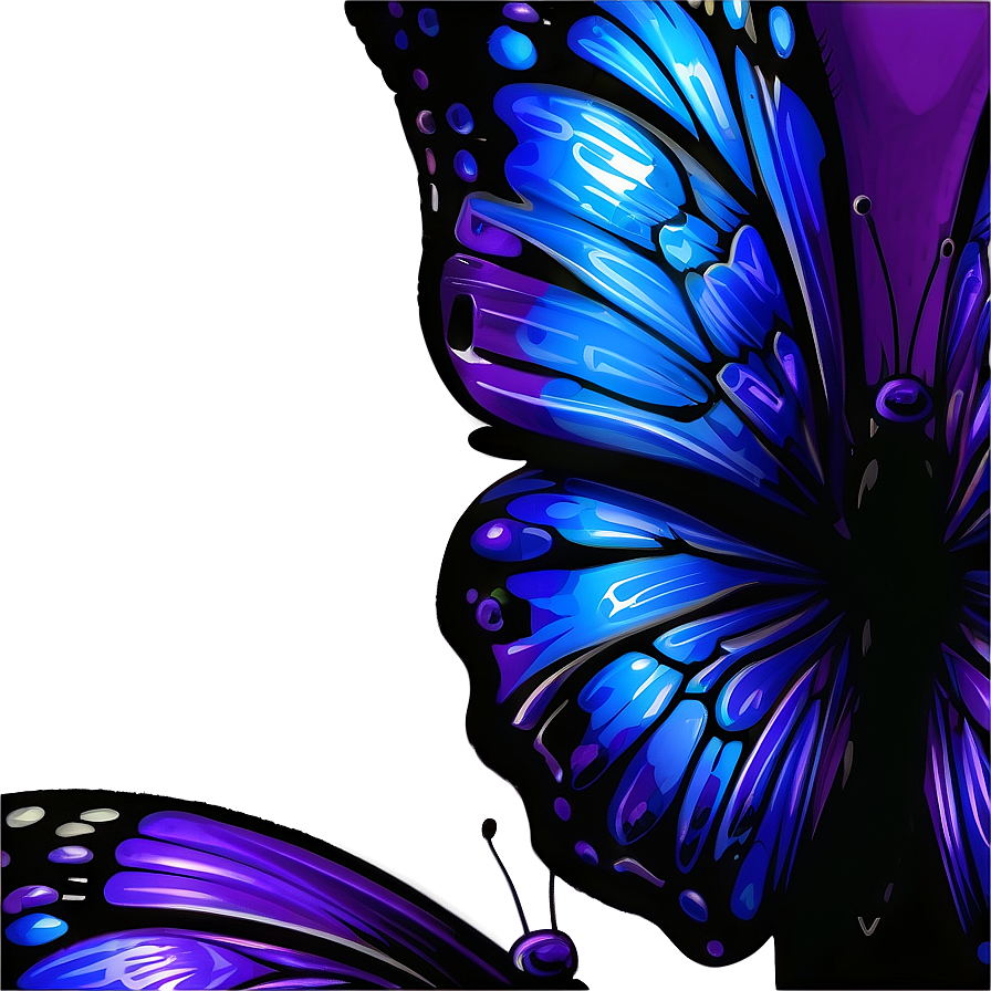 3d Purple Butterfly Png 05232024
