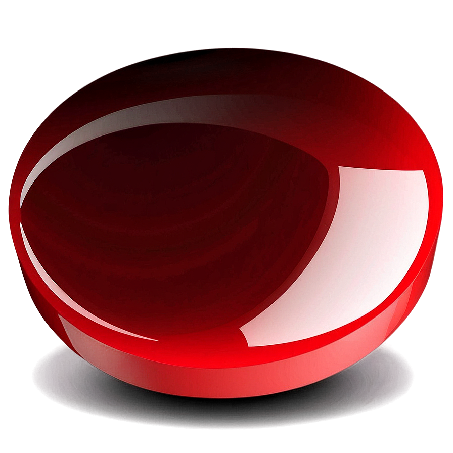 3d Red Circle Image Png 42