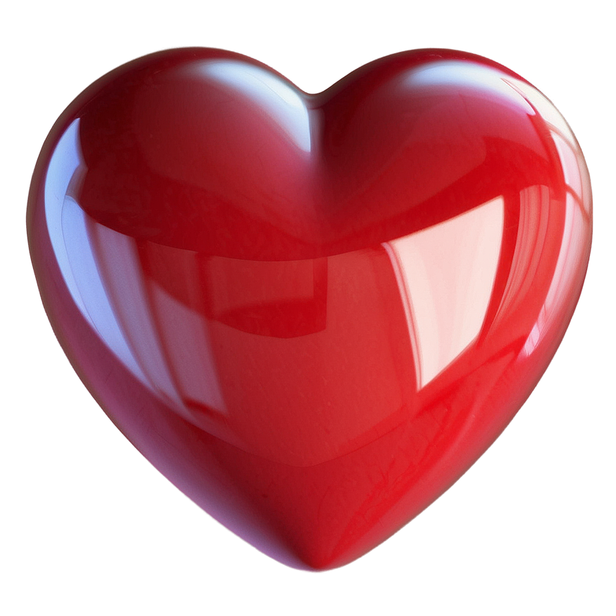 3d Red Heart Emoji Png 06262024