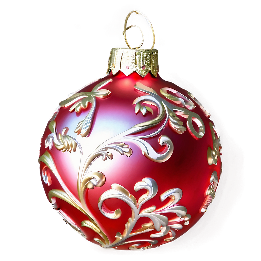 3d Red Ornament Png 06212024