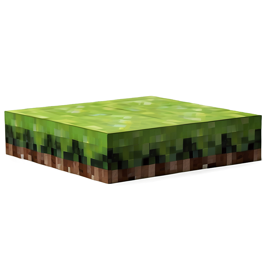 3d Render Minecraft Grass Block Png 97