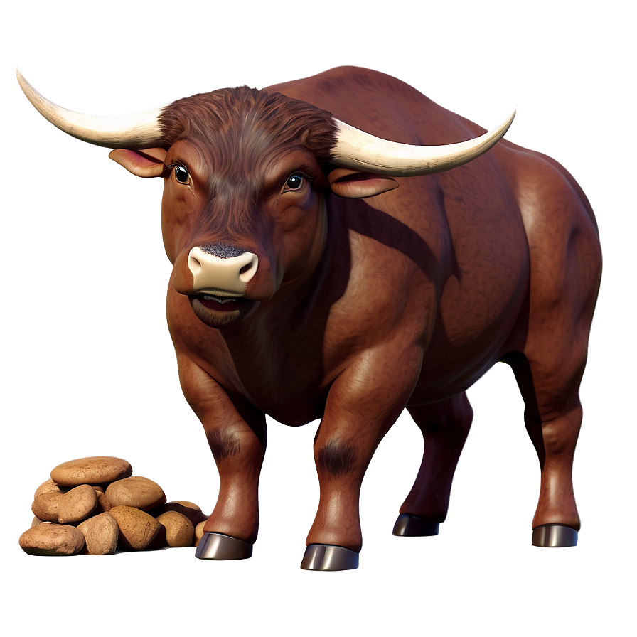 3d Rendered Bull Png 93