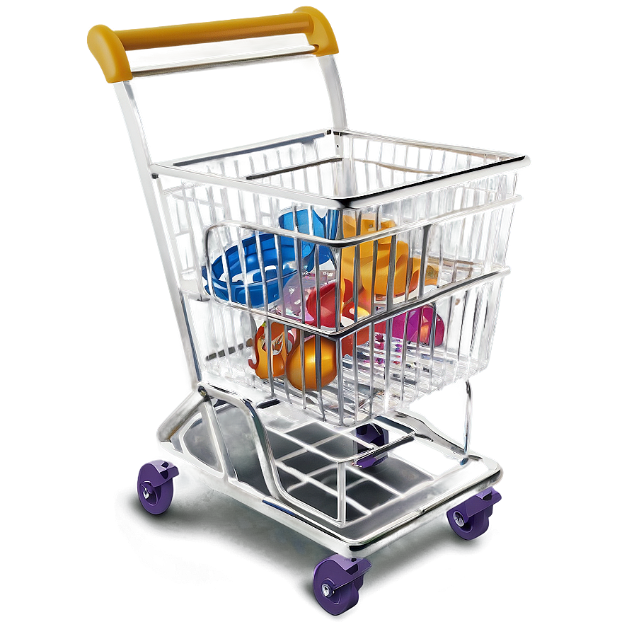 3d Shopping Cart Png 45