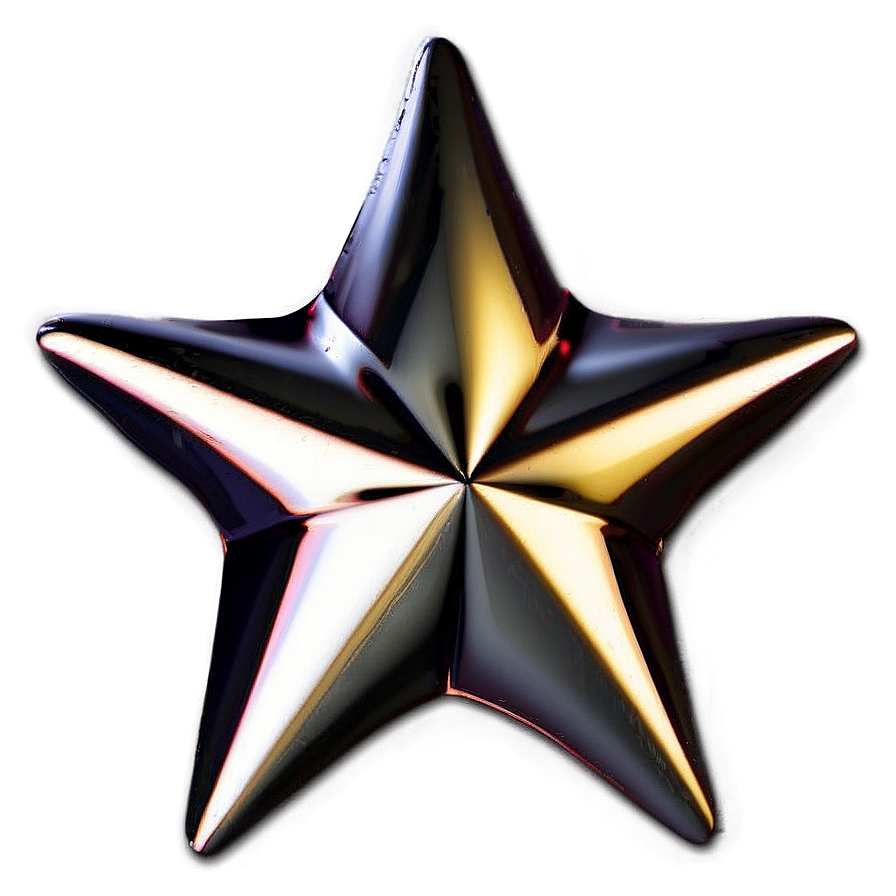 3d Star Sticker Png 12