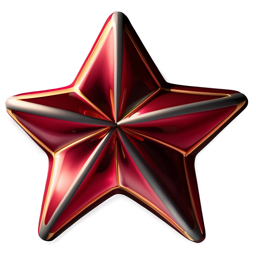 3d Star Transparent Png 87