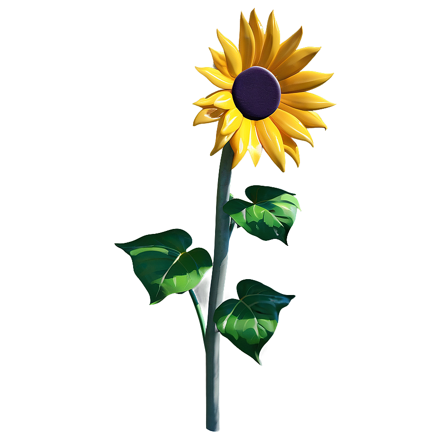 3d Sunflower Transparent Png 05262024