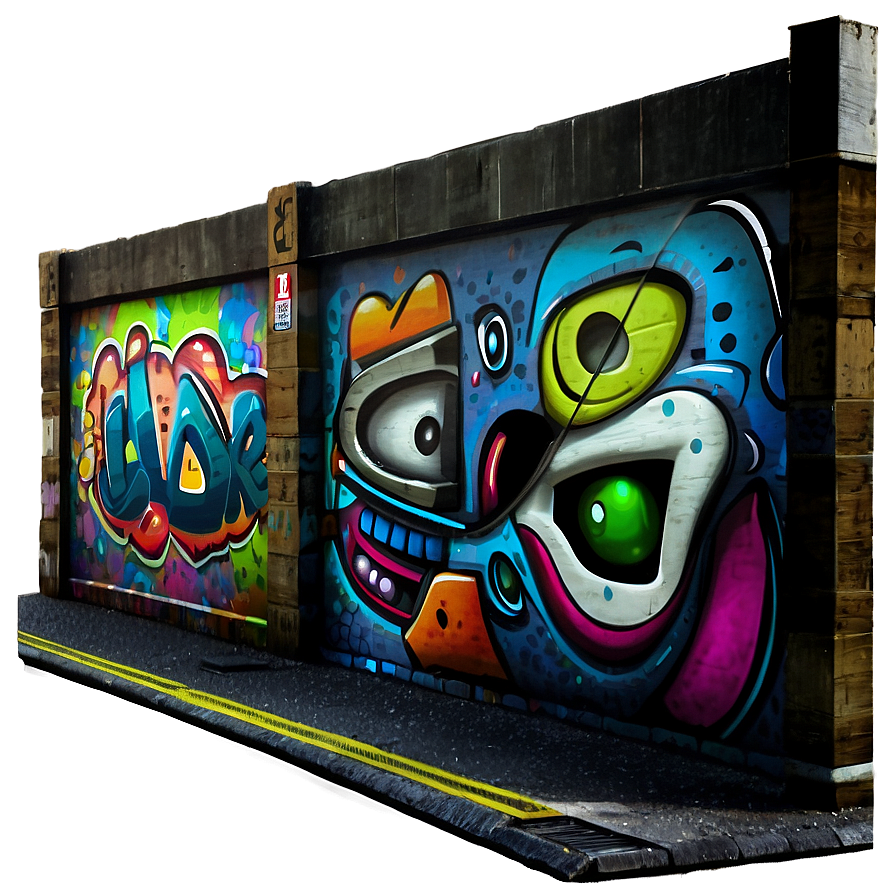 3d Urban Street Art Png Pft