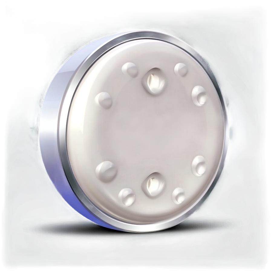 3d White Button Visual Png 06272024