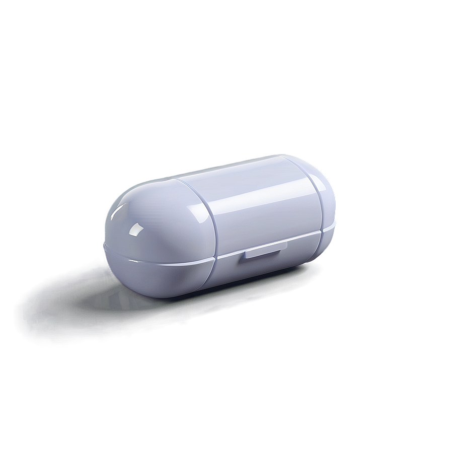 3d White Capsule Png 06282024