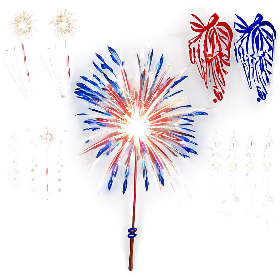 4th Of July Sparklers Png Bxw66