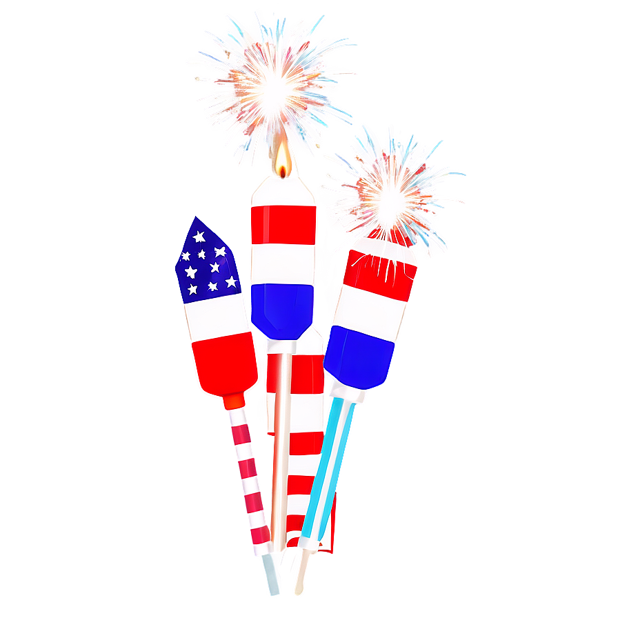 4th Of July Sparklers Png Fja