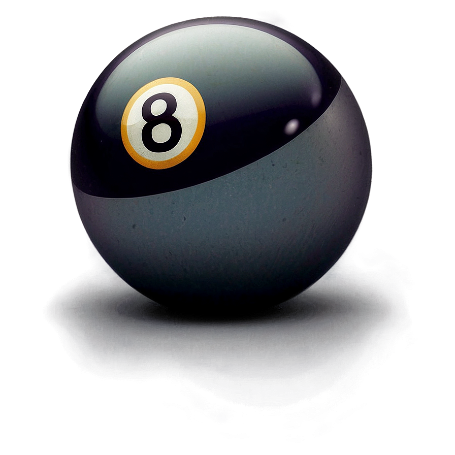 8 Ball Glowing Edge Png Vxg