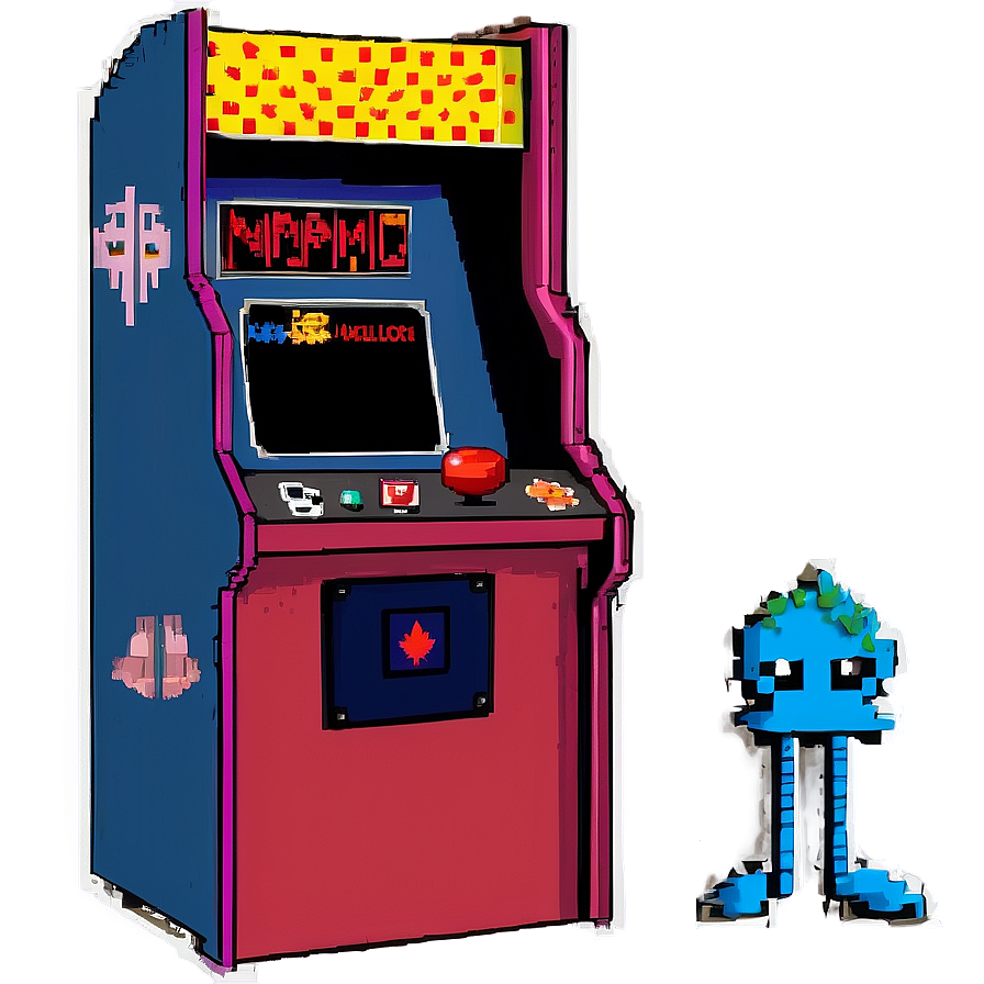 8-bit Arcade Characters Png 06292024