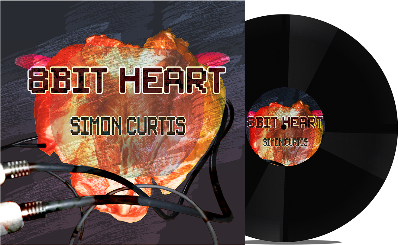 8 Bit Heart Simon Curtis Vinyl Concept