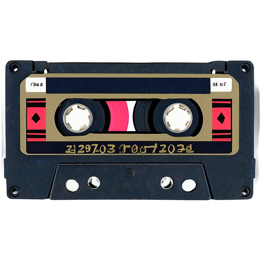 80s Cassette Tape Png Dcj