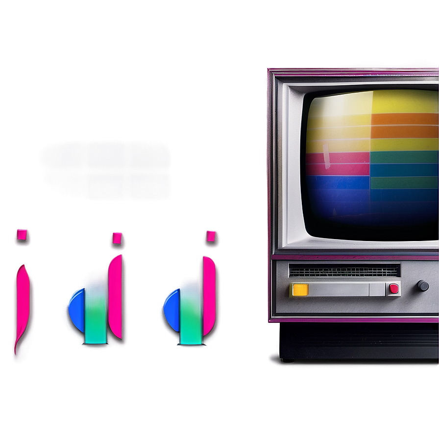 80s Tv Commercial Icons Png Njk75