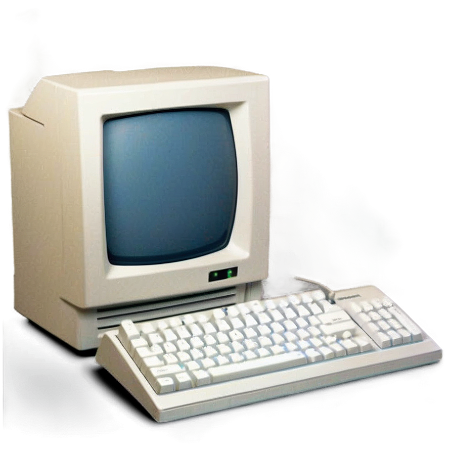 90s Computer Geek Setup Png Gkm