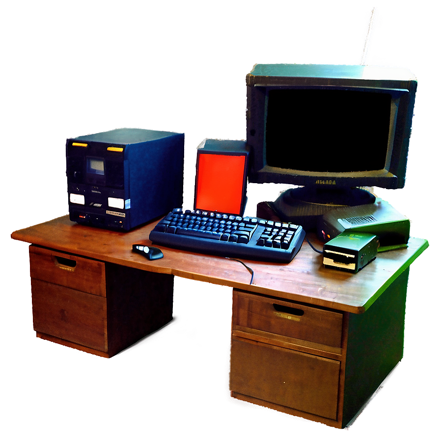 90s Computer Lan Party Setup Png 06252024