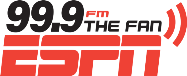 999.9 F M The Fan E S P N Radio Logo