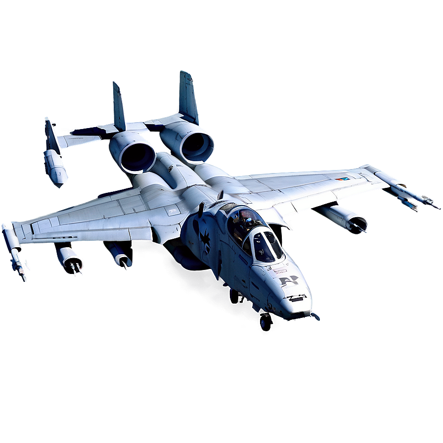 A-10 Combat Warthog Png Mer