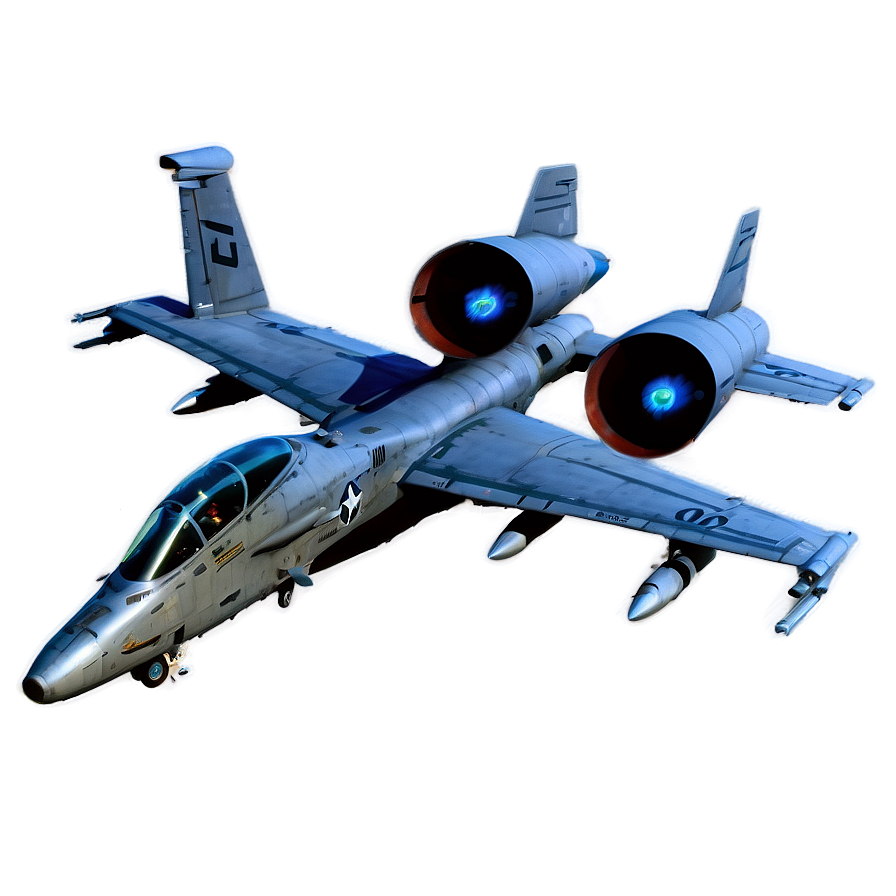 A-10 Warthog Combat Jet Png Etw1