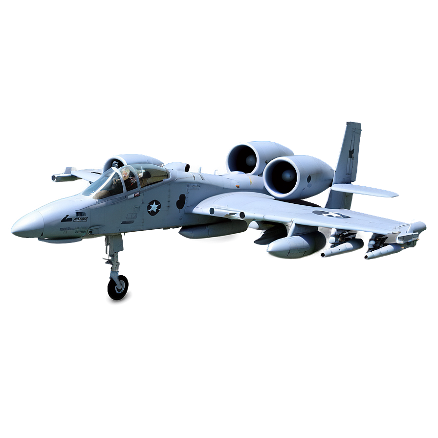 A-10 Warthog Fighter Plane Png Olj81