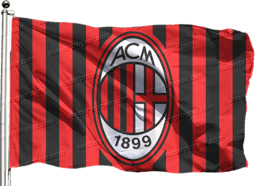 A C Milan Flag Waving