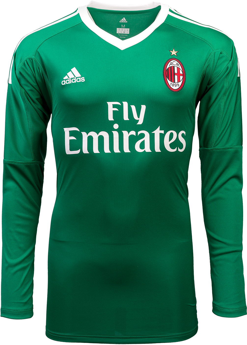 A C Milan Fly Emirates Green Jersey