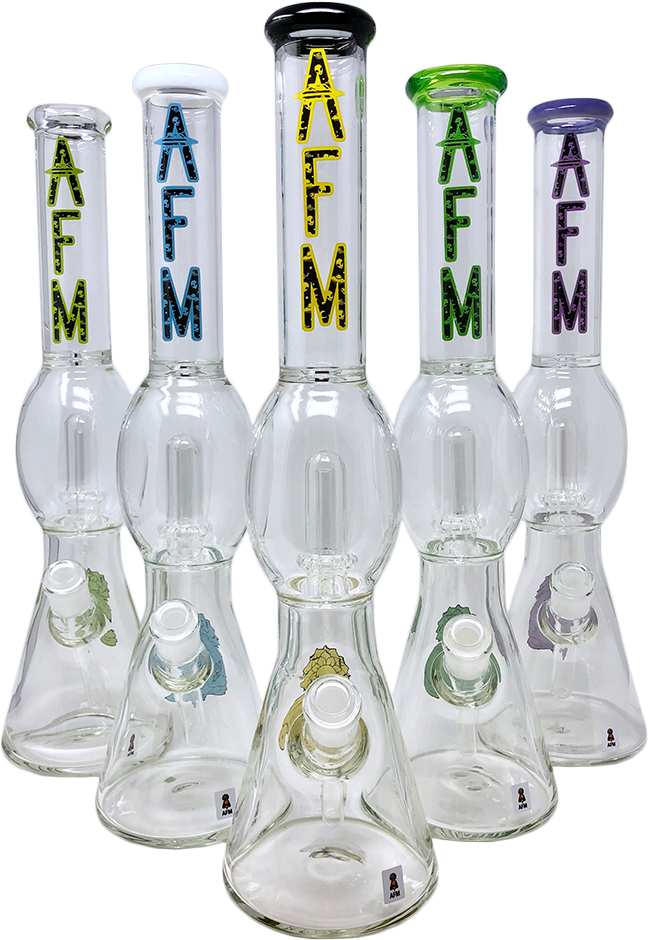 A F M Glass Bongs Collection