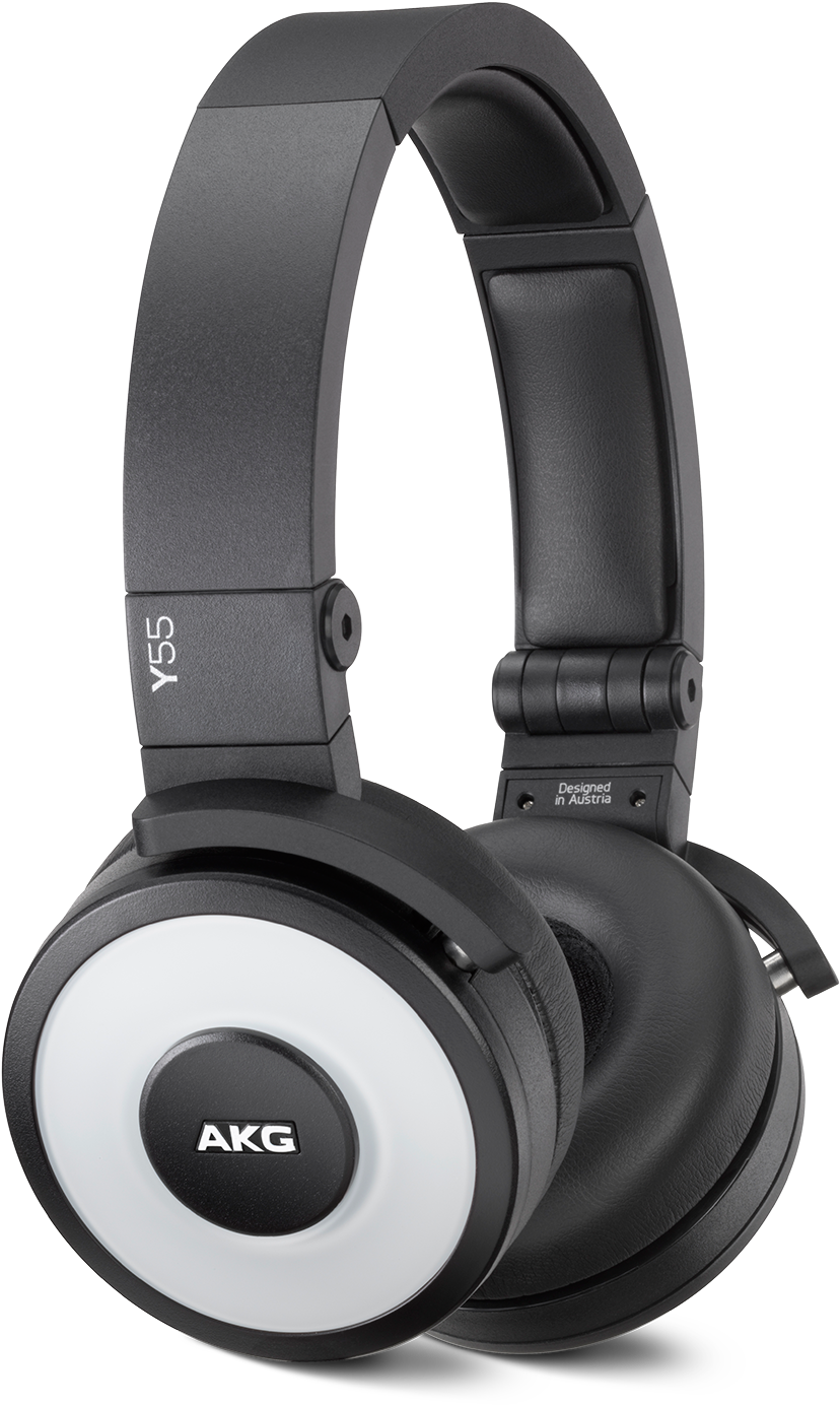 A K G Y55 Black Headphones