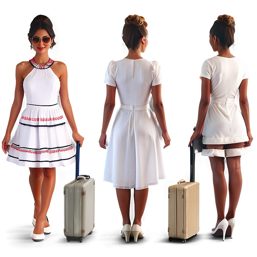 A-line White Dress Silhouette Png Yvi