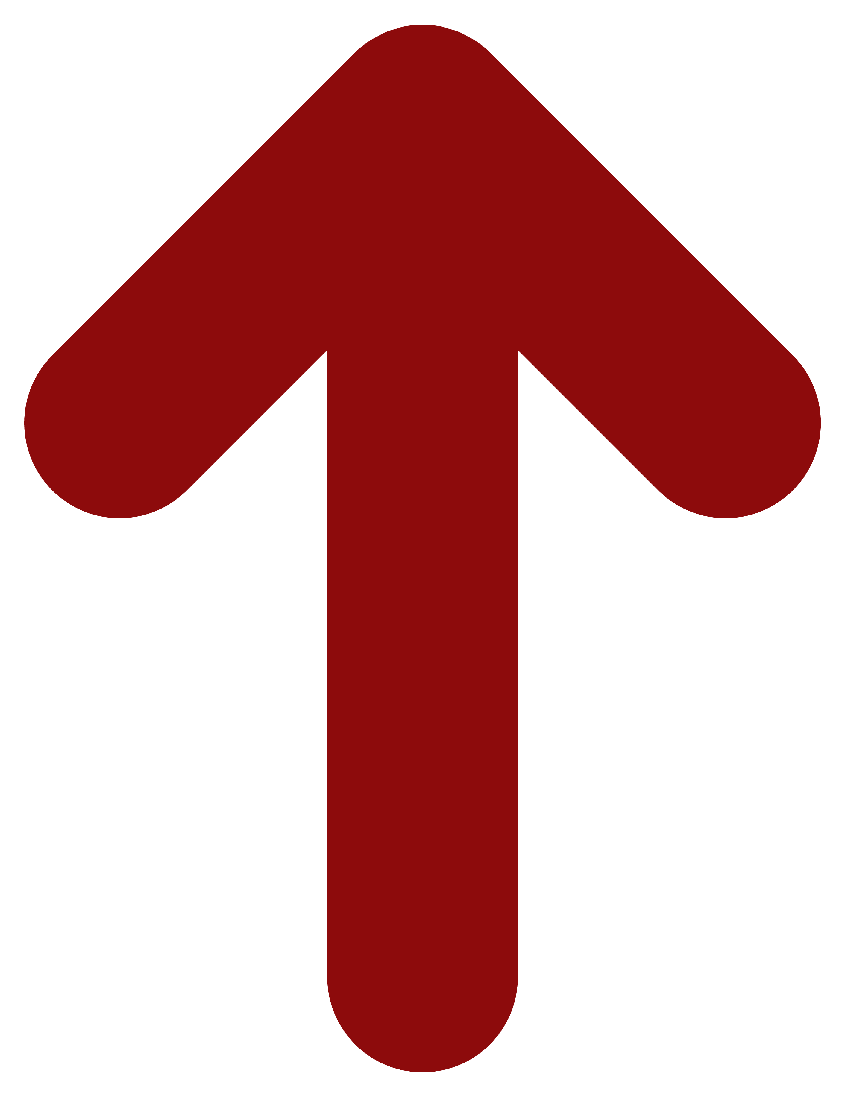 A Red Arrow Pointing Up